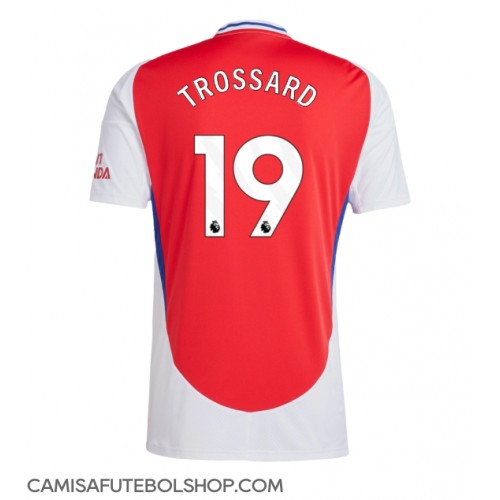 Camisa de time de futebol Arsenal Leandro Trossard #19 Replicas 1º Equipamento 2024-25 Manga Curta